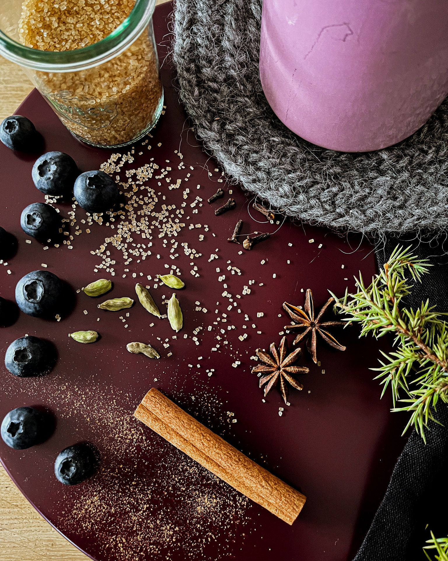 Zutaten Gløgg Blåbæer