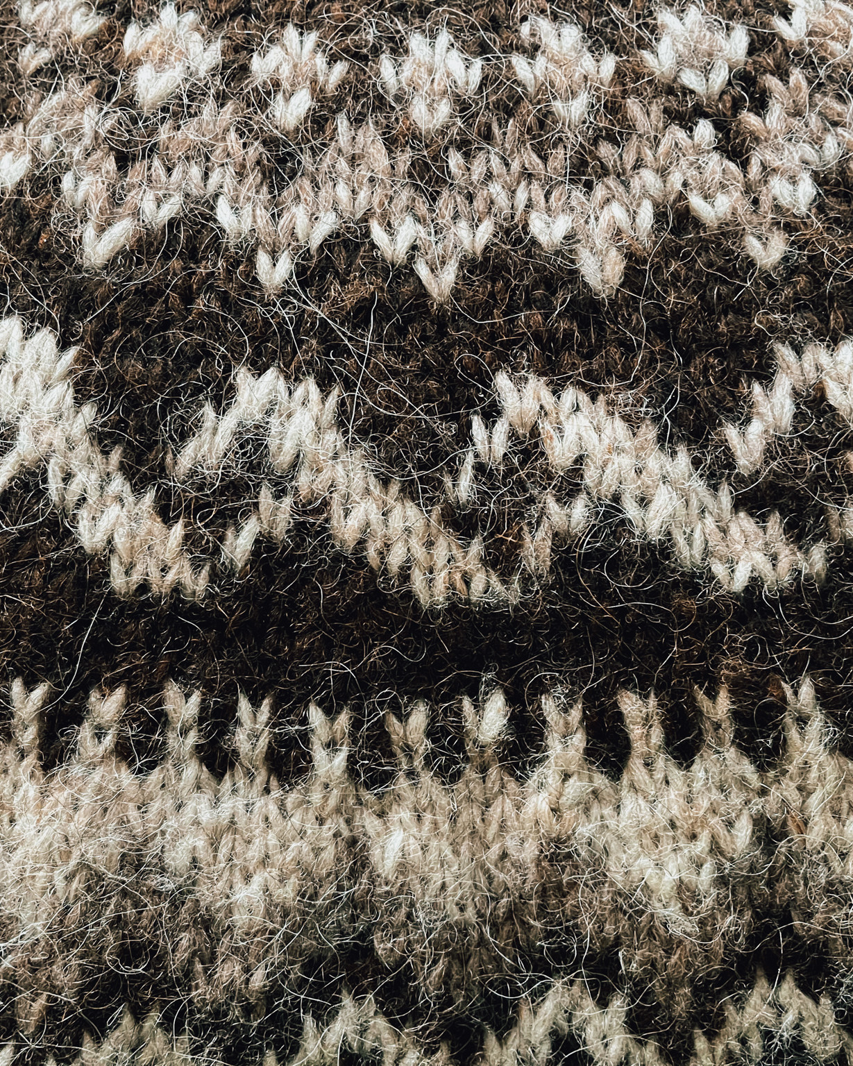 Isländer Pulli Nahaufnahme